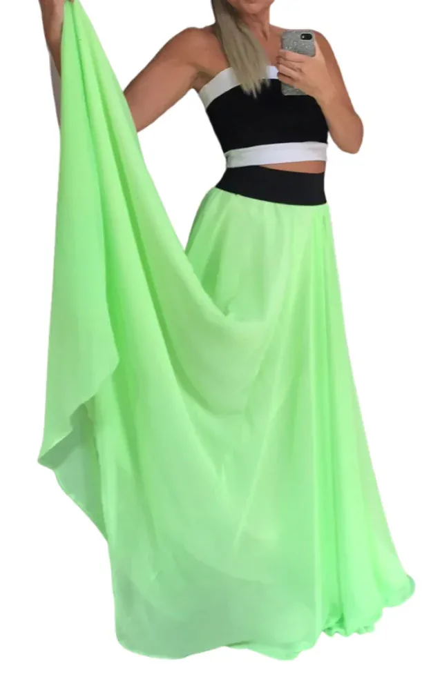 Dlouhá sukně - maxi sukně - BOROS SK-L-GRY 01